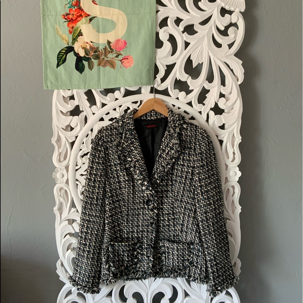 Love is Devine | tweed designer inspired jacket size M